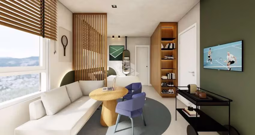 Apartamento estilo studio novo à venda em camobi, santa maria