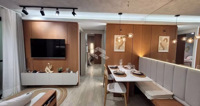 belo apartamento com 2 dormitórios 1 suit, 1 vaga, no Halo Place Life