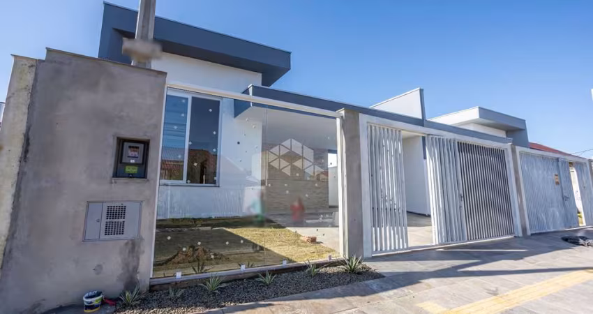 Casa térrea com 3 (três) dormitórios sendo 1 suíte, aceita financiamento, na Igara/Canoas.