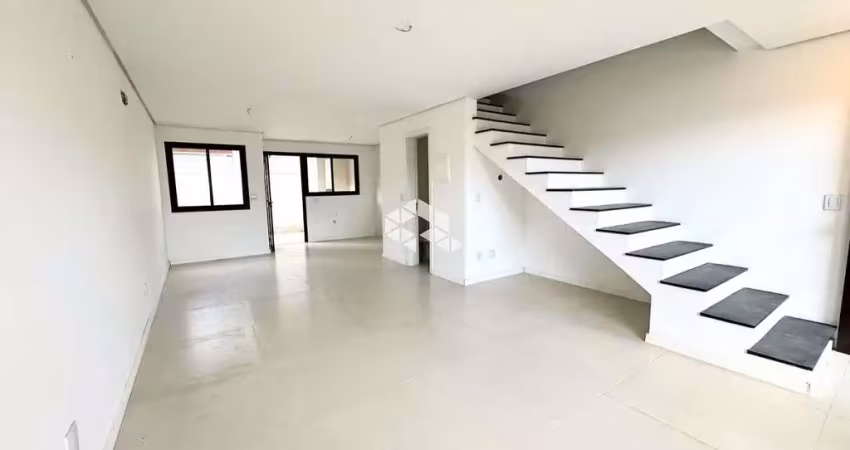 Casa nova 3 dormitórios, 1 suíte com sacada, living 2 ambientes, churrasqueira, no bairro igara/canoas. aceita financiamento bancário e fgts