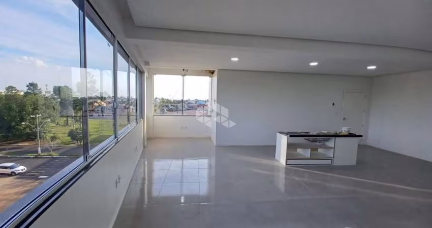 Sala Comercial com 60,00 mt² no Bairro Bela Vista/Canoas, de espaço privativo. Esta sala é nova e possui um banheiro, Próximo a Santos Ferreira.