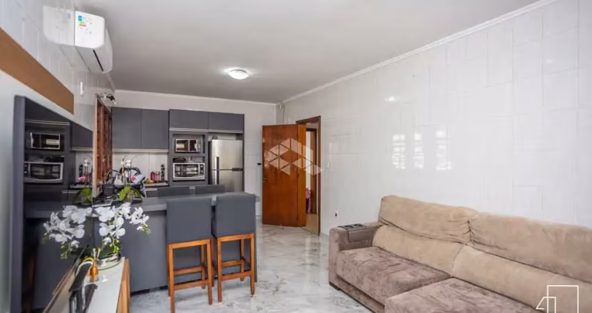 Casa, moinhos de vento/canoas 2 dormitórios, 1 suíte, espaço gourmet, 3 vagas cobertas, semimobiliada. aceita financiamento e fgts.