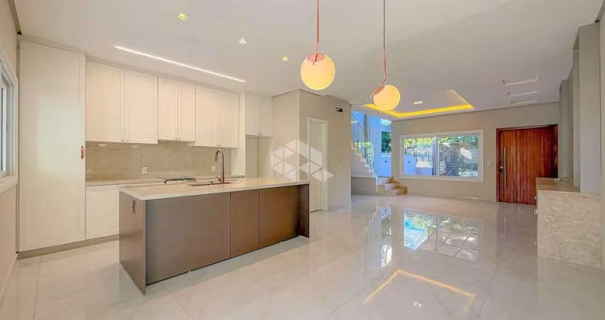 Casa semimobiliada à venda no bairro Bela Vista em Canoas - 3 dormitórios, suíte, pátio e espaço gourmet - Aceita financiamento e FGTS