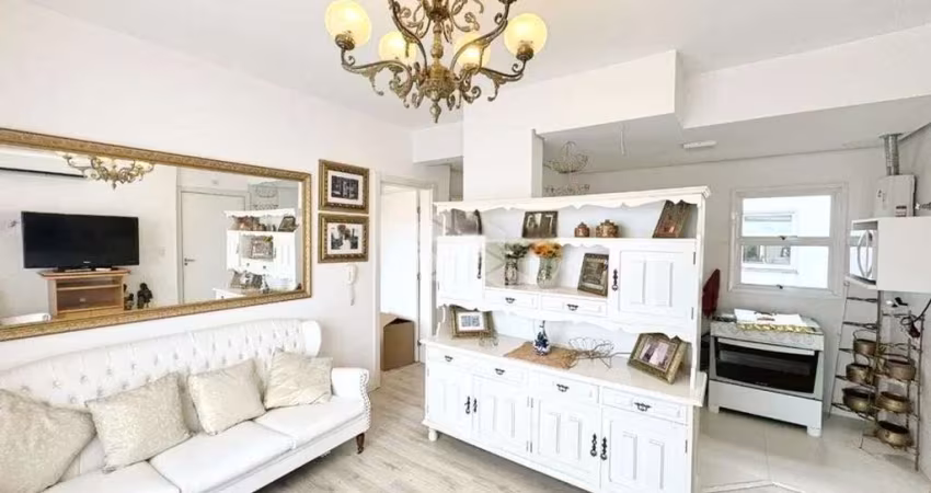 Apartamento com 2 dormitórios, semi-mobiliado e com vaga de garagem coberta. Mont Serrat Canoas ? aceita financiamento, FGTS e Minha Casa Minha Vida