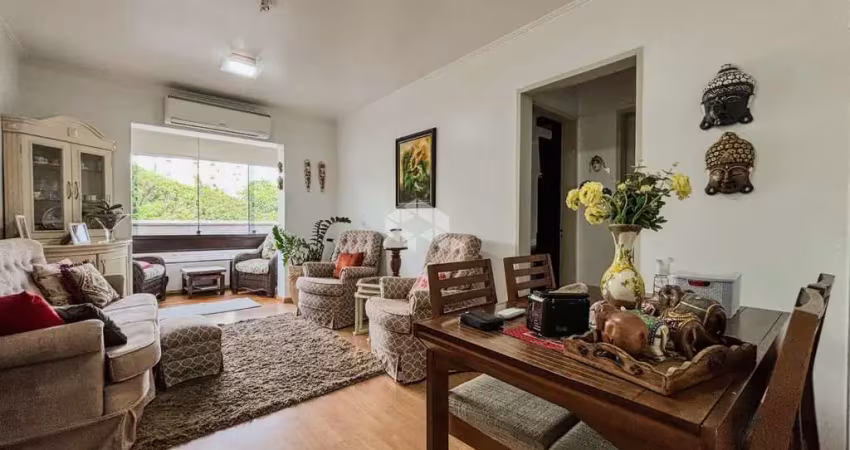 Apartamento de 2 dormitórios, sacada integrada, elevador, vaga coberta, bairro vila rosa em novo hamburgo