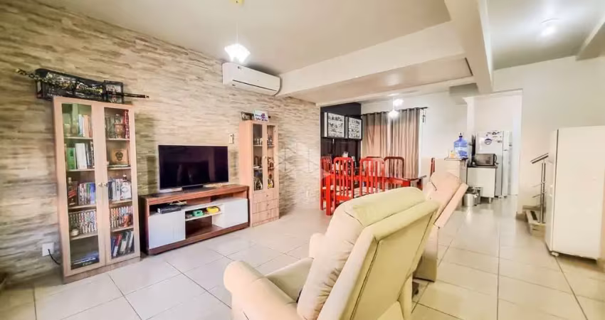Casa semimobiliada no bairro igara em canoas, com 3 dormitórios sendo 1 suíte, aceita financiamento e uso do fgts