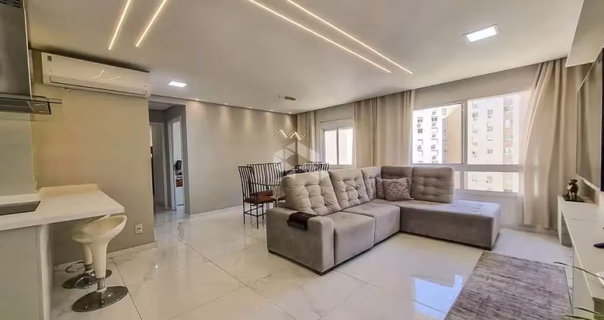 Apartamento mobiliado com 76m² ,3 dormitórios sendo 1 suíte, cozinha com churrasqueira e lavanderia,  1 vaga de garagem coberta,  ao lado da havan
