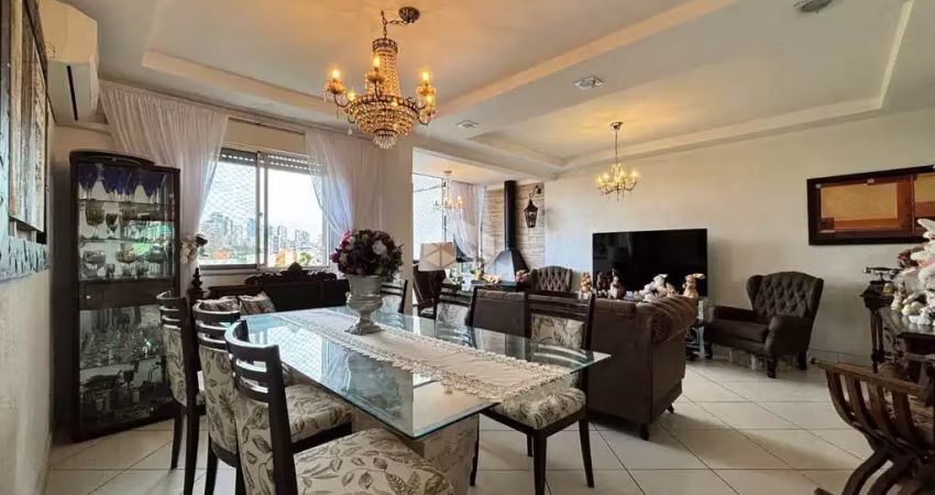 Apartamento 3 dormitórios, semimobiliado, sacada, vaga coberta, bairro vila nova, novo hamburgo