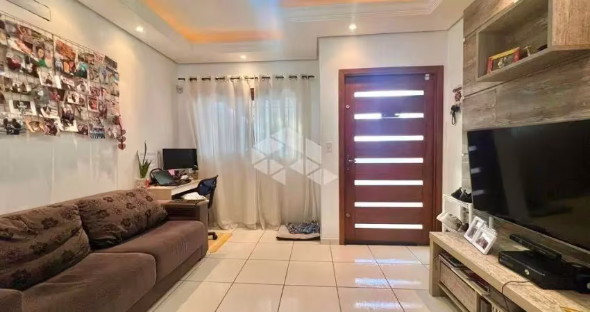 Casa sobrado semimobiliada no bairro igara em canoas, com 2 dormitórios, aceita financiamento e uso do fgts