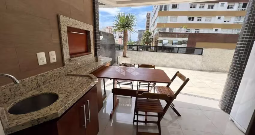 Apartamento 2 dormitórios, suíte, terraço, 120m², vista mar, churrasqueira, bairro Navegantes