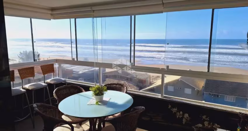 Apartamento 5 dormitórios, frente mar, mobiliado com 3 box na zona nova, capão da canoa.