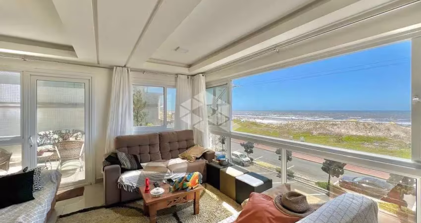 Apartamentos 4 suítes, sacada de frente, vista eterna para o mar, terraço privativo.