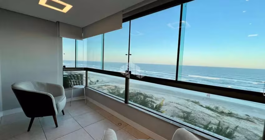 Apartamento 02 quartos(sendo 01 suíte) a beira mar, em capão da canoa/rs.