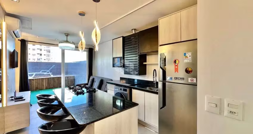Apartamento à venda na zona nova em capão da canoa com 1 suíte e terraço privativo com banheira de hidromassagem