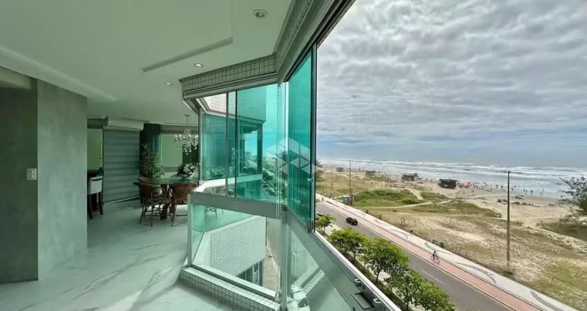 Apartamento de luxo à venda na beira-mar de capão da canoa com 4 dormitórios (2 suítes), vista eterna para o mar.
