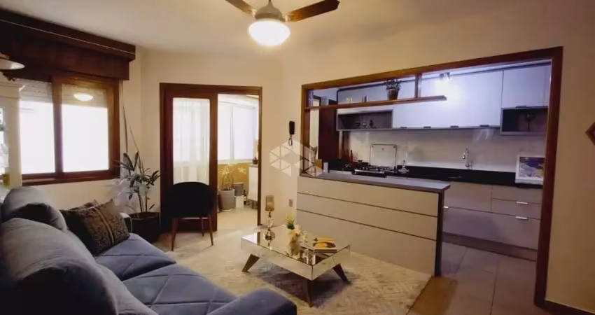 Apartamento 01 dormitório, mobiliado, churrasqueira, linvig amplo, centro de capão da canoa!