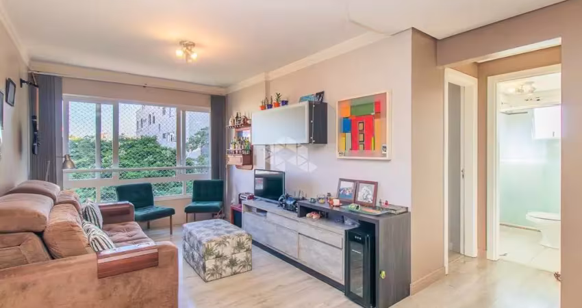 Apartamento 2 quartos semi mobiliado com 2 vagas de garagem no bairro santa cecilia