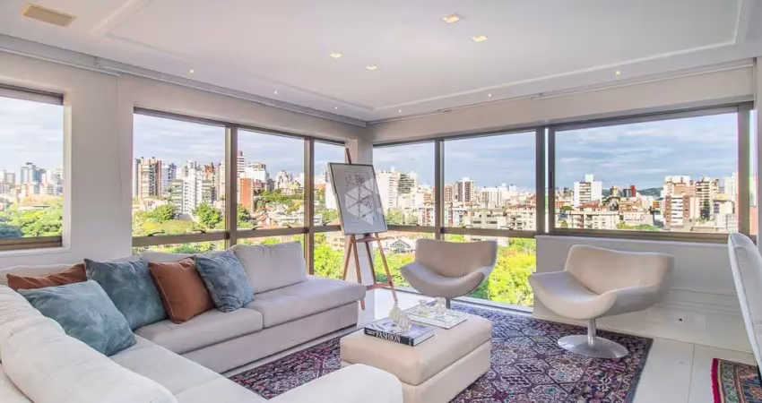 Vista privilegiada para a praça da encol em um apartamento único e sofisticado