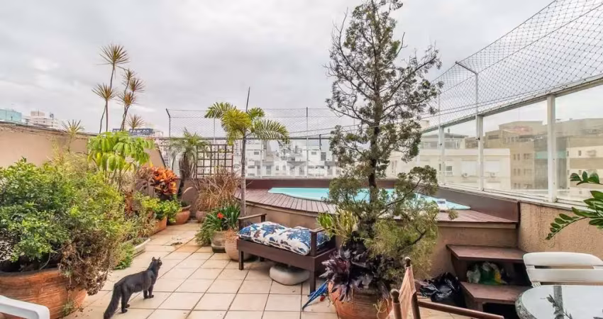Cobertura exclusiva com piscina privativa e localização nobre