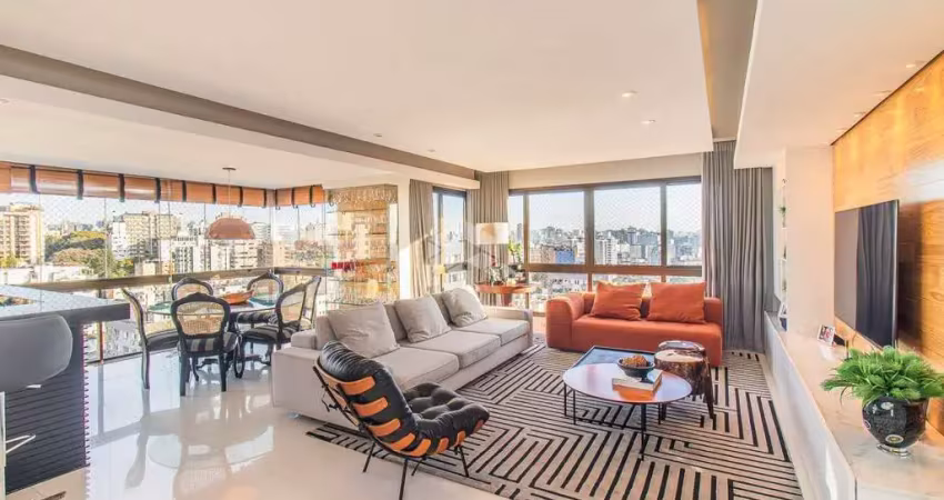 Apartamento exclusivo, decorado com requinte e uma vista incrível no higienópolis!