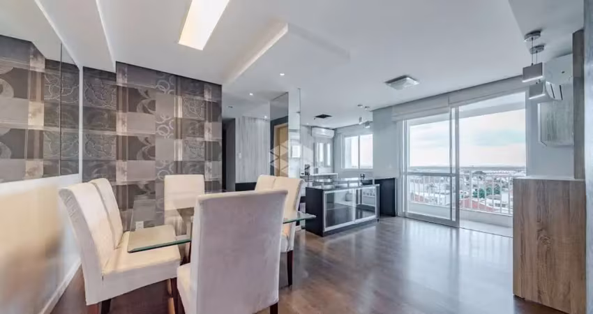 Apartamento semi mobiliado, desocupado com 82,28m, 3 domitórios e 2 vagas