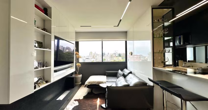 Apartamento à venda em Petrópolis com 49 m², 1 quarto, 1 vaga