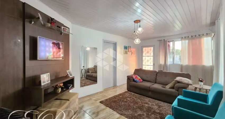 Casa  térrea 3 dormitórios com suíte, semimobiliada, no bairro fátima, canoas.