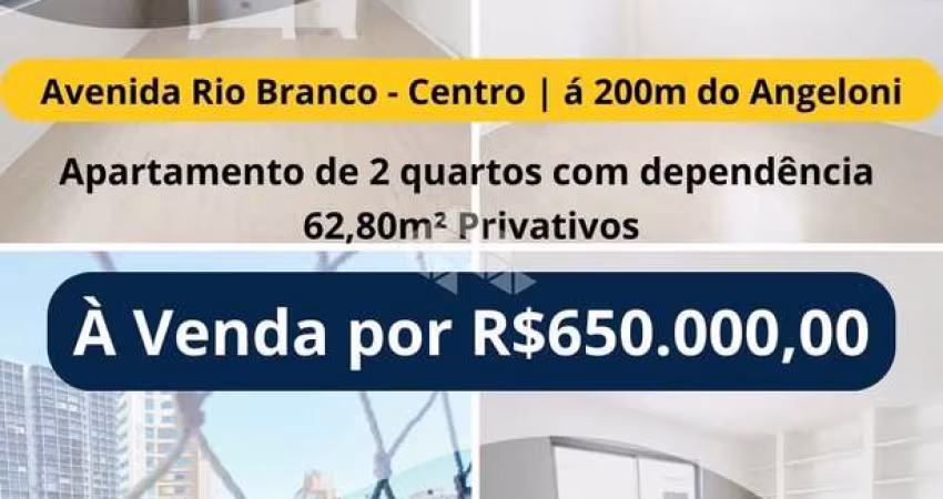 Apartamento de 2 dormitórios no Centro, Florianóplois-SC
