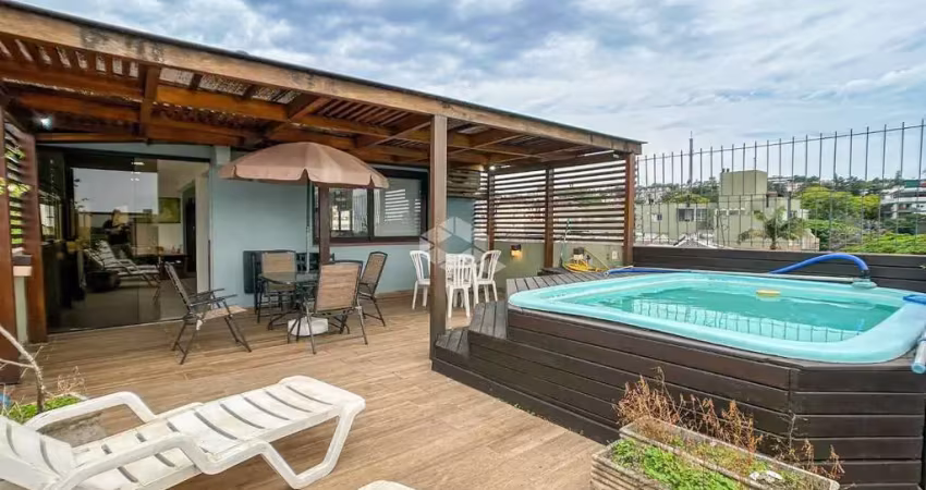 Cobertura 3 dormitórios, 1 suíte,  terraço com vista e piscina , 2 vagas individuais.