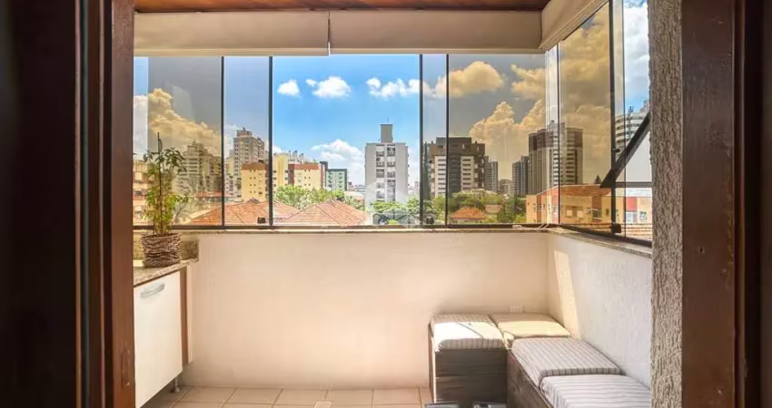 Apartamento 3 dormitórios com suíte, sacada com churrasqueira e sol o ano inteiro - menino deus ???