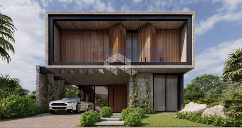 Sobrado contemporâneo de alto padrão com 5 Suítes sendo 1 térrea, em construção