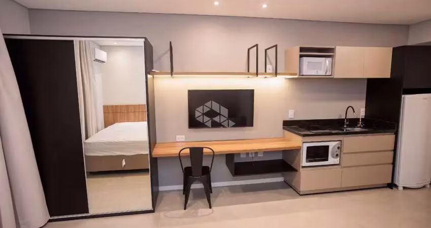 Apartamento jk / stúdio 24,7m² - mobiliado junto a feevale em novo hamburgo