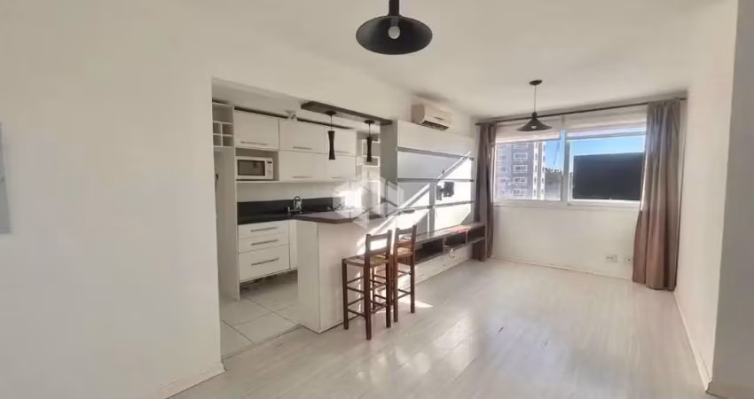 Apartamento 2 dormitórios, 1 com suíte, semi mobiliado - moinhos de vento - canoas