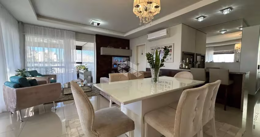 Apartemento semi mobiliado com 152 m2, 3 quartos sendo 1 suíte c/banheira  e  3 sacada,living duplo e amplo, 2 vagas cobertas no centro de canoas.