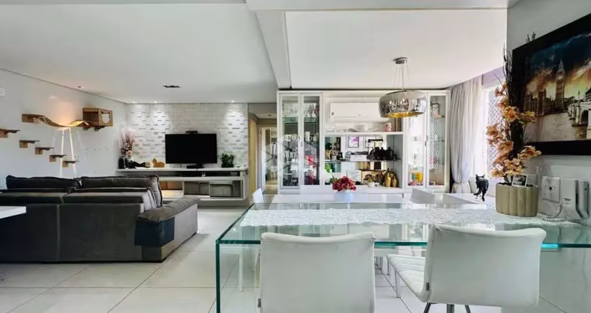 Apartamento 2 dormitórios, 2 vagas cobertas, mobiliado, churrasqueira - nossa senhora das graças - canoas - rs