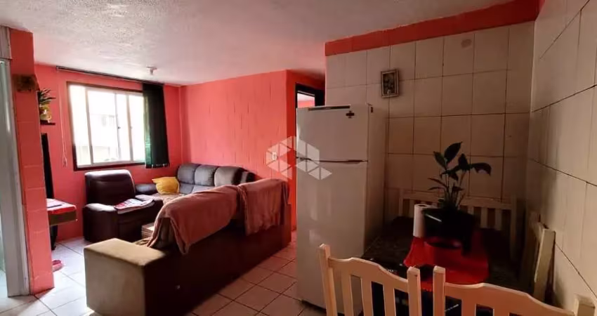 Apartamento terreio no cinquentenário, com dois quartos.