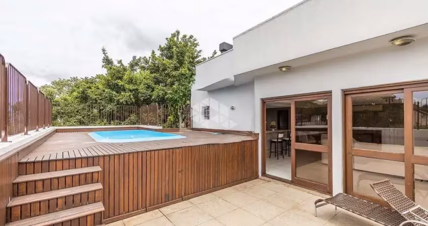 Cobertura duplex, à venda, com piscina, 03 dormitórios, sendo 1 suíte no bairro chácara das pedras - porto alegre/rs