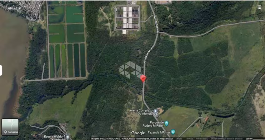 Terreno plano na estrada da serraria, bairro espírito santo - zona sul em porto alegre - rs