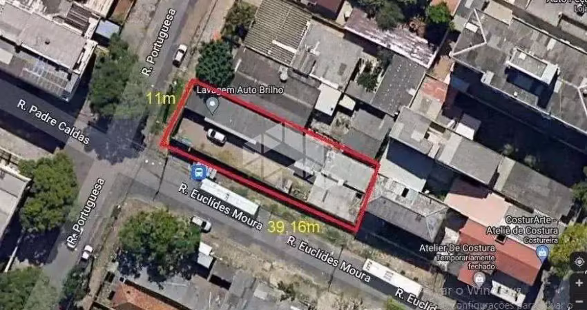 Terreno à venda na rua portuguesa de esquina no bairro partenon em porto alegre - rs.