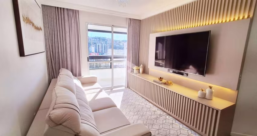 APARTAMENTO IMPECÁVEL MOBILIADO COM 4 QUARTOS SENDO 1 SUÍTE VISTA PANORÂMICA E PRONTO PARA MORAR NO KOBRASOL