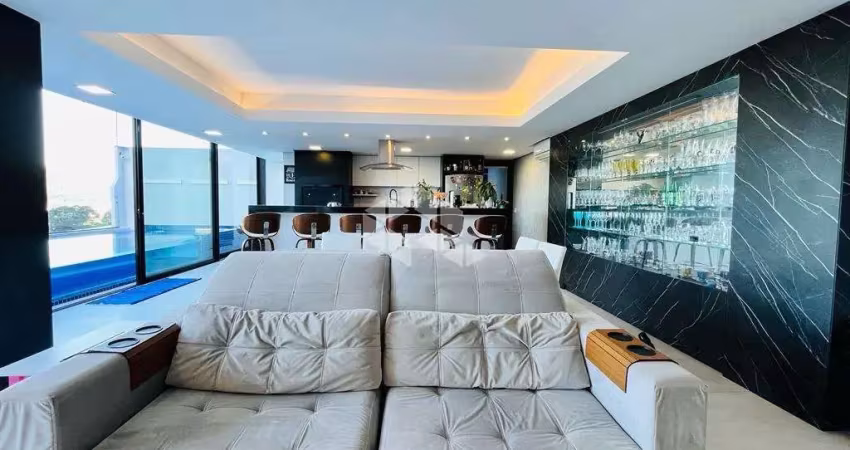 Casa de alto padrão com vista privilegiada 4 dormitórios piscina e spa na trindade