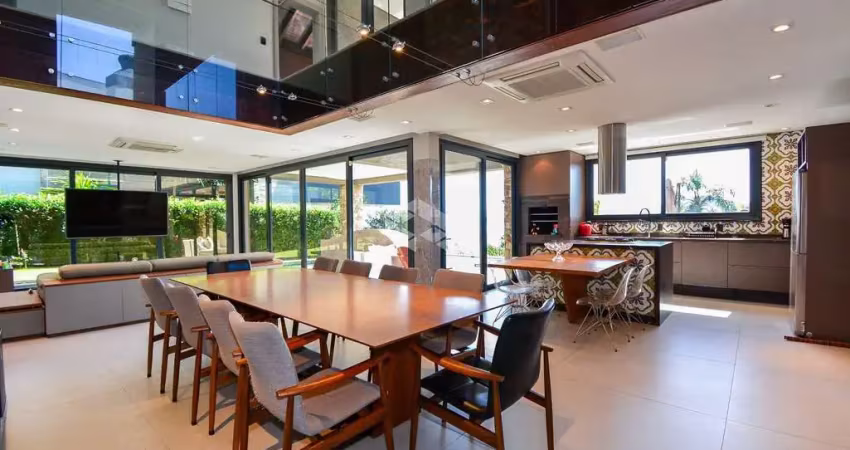 Casa 4 suítes no cacupé florianópolis com piscina vista para o mar e 5 vagas de garagem