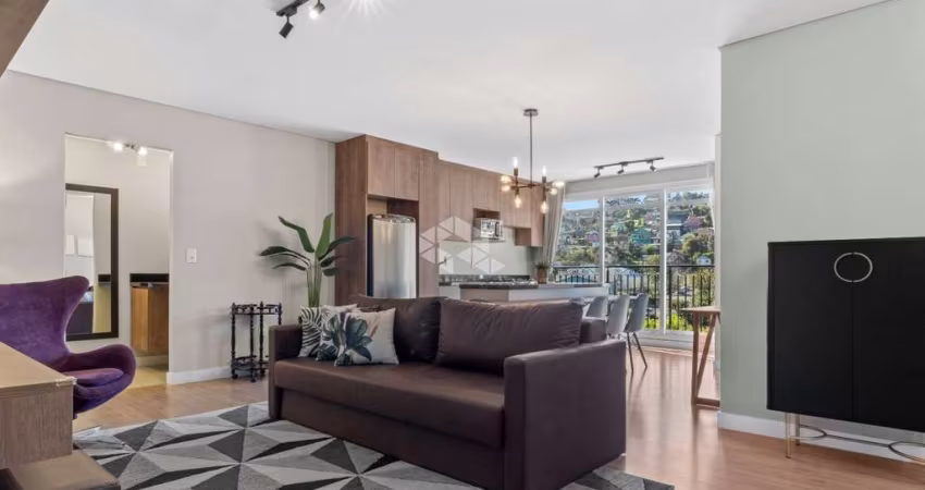 Apartamento 2 dormitórios, novo, mobiliado, 80,71m², 1 vaga, próximo ao Centro de Gramado