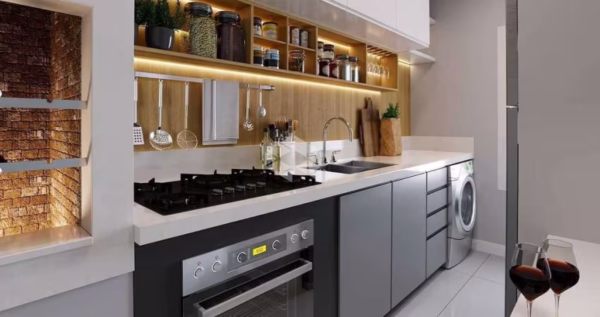 Apartamento 2 dormitório, 1 vaga, em Canela com 100 meses para pagar
