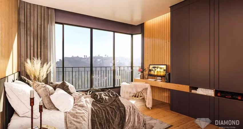 Apartamento 2 dormitórios, 92,87m² privativos, 1 vaga, no Centro de Gramado - Torre Outonno