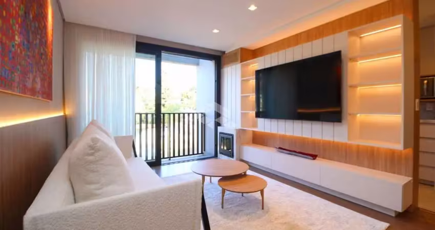 Apartamento novo, pronto, 2 dormitórios, mobiliado no bavária em gramado