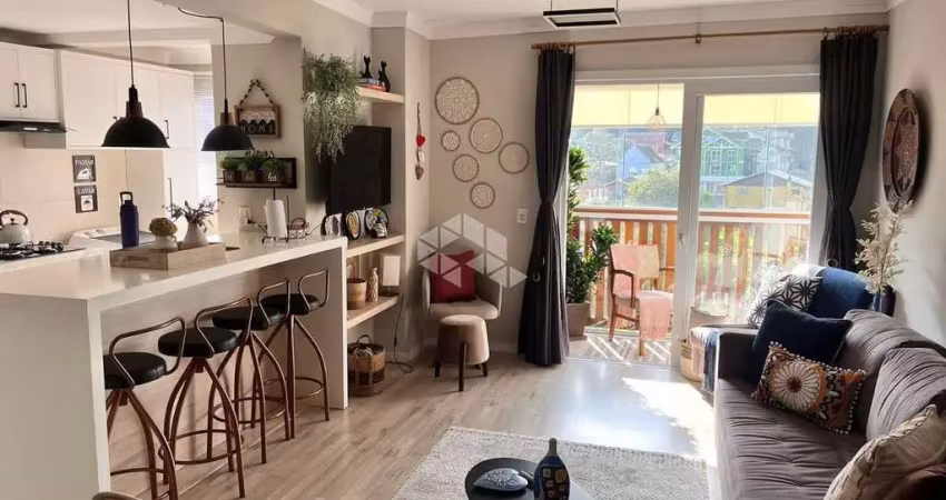 Apartamento novo, com 1 dormitórios e sacada,  64m² no centro de canela.