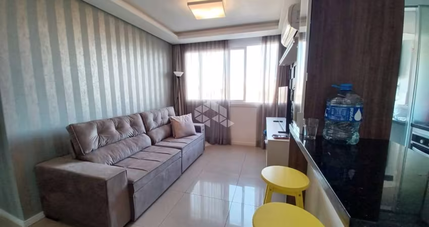 Apartamento semi mobiliado 2 dormitórios 1 suíte, 1 vaga andar alto Centro Canoas