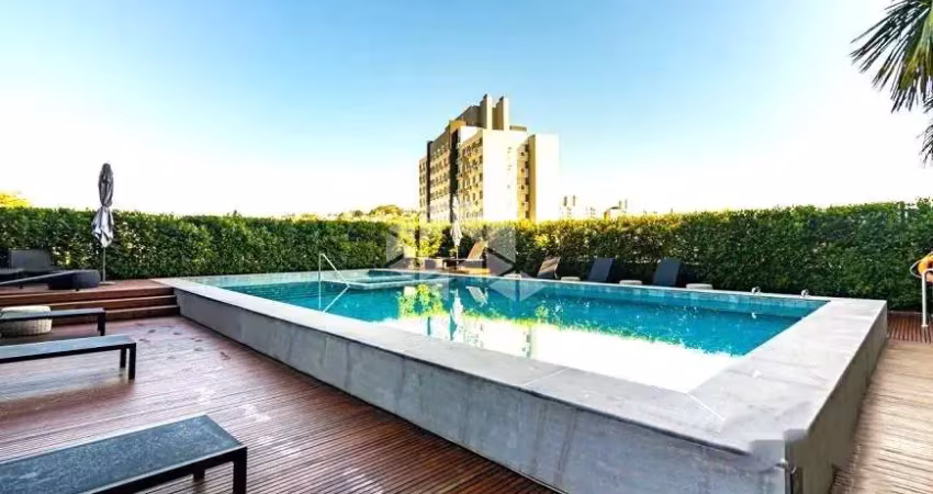 Apartamento garden de 1 dormitório c/ 2  garagens e infra completa no linked junto ao bourbon teresópolis