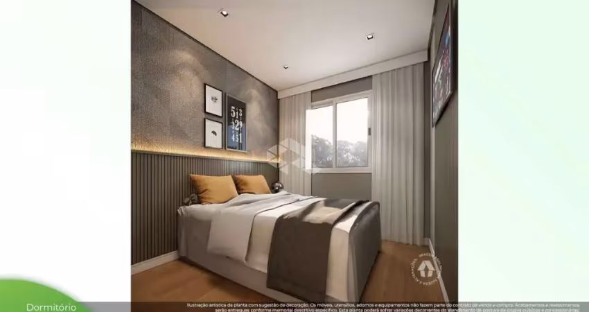 Apartamento com 2 dormitórios, varanda e 28m² na vila santa clara